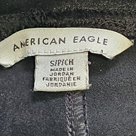 AMERICAN Eagle Faux Suede Black Leggins - Picture 7 of 7